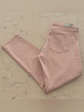 New! AG Jeans Rose Pink The Primo Crop Pants